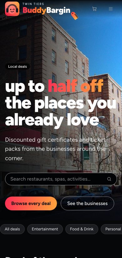 The same store on a phone